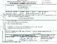Flight instructor certificate