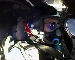 Mike Melvill piloting SpaceShipOne