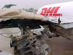 Damaged Airbus A300