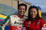 Mike Goulian and Ann Curry