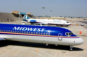 The last airplanes to roll off the assembly line at Long Beach