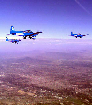 Skytypers over Mission Bay