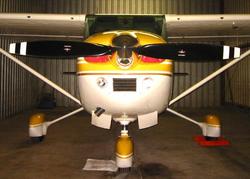 The McCauley C203 prop on my Skylane