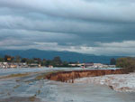 Runway damage at Santa Paula Airport