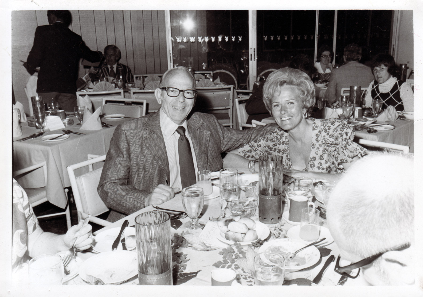 My parents having dinner at the Playboy Club in L.A., circa 1970.