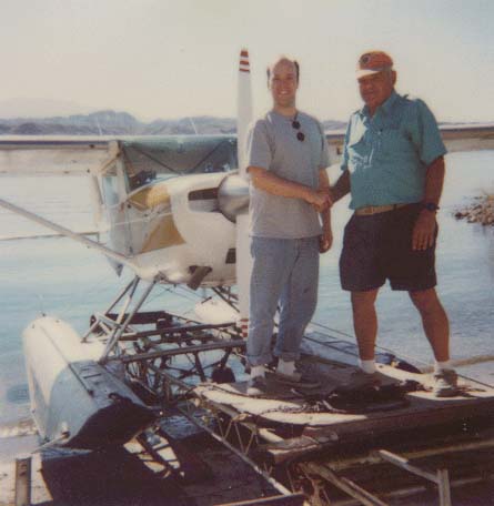 I took my seaplane rating checkride in this highly modified C150 on Lake Havasu