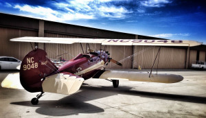 An old airplane needn't be a ratty one. This TravelAir 4000 looks, feels, and flies like new. It was built in 1928.